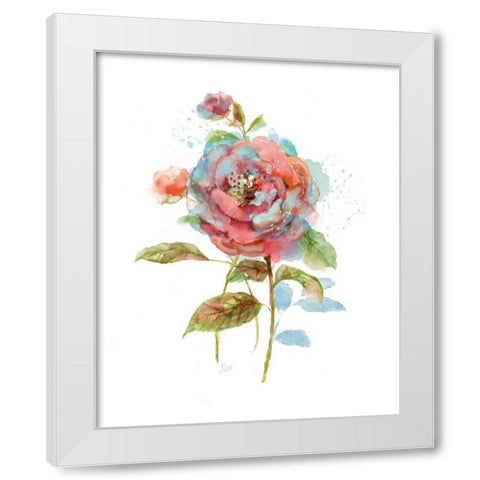 Bloomin Cooler White Modern Wood Framed Art Print by Nan