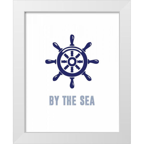 Meet Me By The White Modern Wood Framed Art Print by CAD Designs