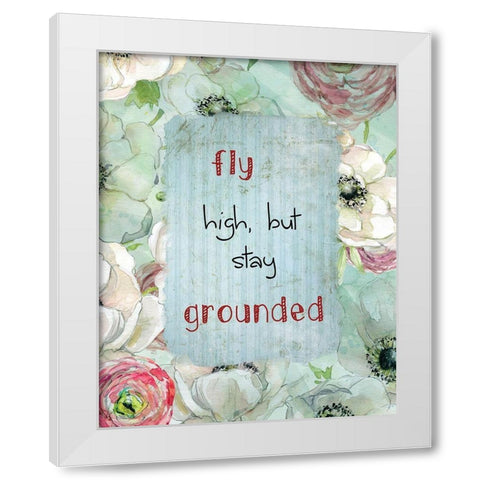 Fly Dream I White Modern Wood Framed Art Print by Robinson, Carol