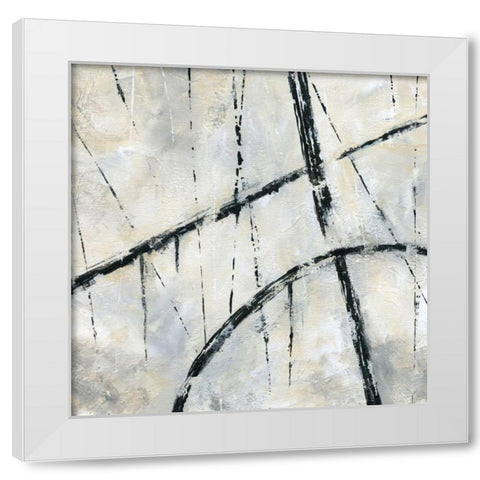 Urban Over White Modern Wood Framed Art Print by Nan