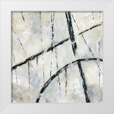 Urban Over White Modern Wood Framed Art Print by Nan