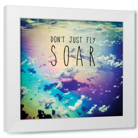 Soar White Modern Wood Framed Art Print by Delimont, Danita