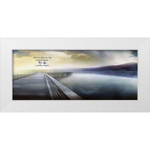 This Life White Modern Wood Framed Art Print by Calascibetta, Mike