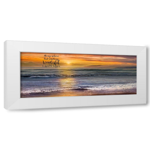 Always White Modern Wood Framed Art Print by Calascibetta, Mike