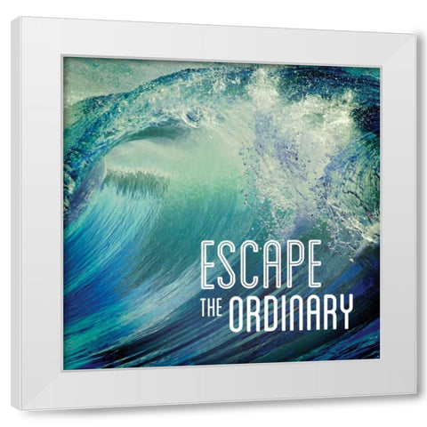 Escape the Ordinary White Modern Wood Framed Art Print by Delimont, Danita