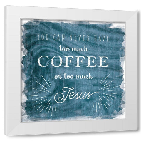 Never Too Much White Modern Wood Framed Art Print by Murray, Amanda