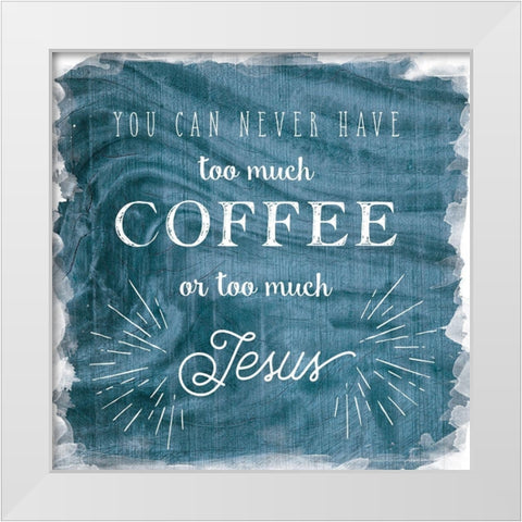 Never Too Much White Modern Wood Framed Art Print by Murray, Amanda