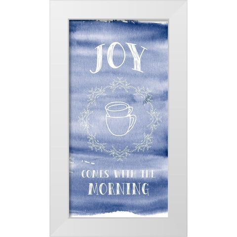 Morning Joy White Modern Wood Framed Art Print by Murray, Amanda
