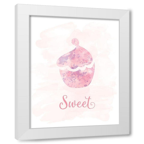Sweet White Modern Wood Framed Art Print by Murray, Amanda
