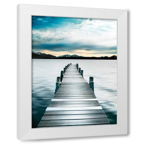 Jetty White Modern Wood Framed Art Print by Delimont, Danita