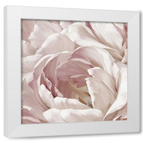 Intimate Blush II White Modern Wood Framed Art Print by Levashov, Igor
