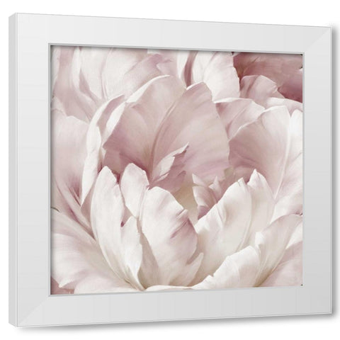 Intimate Blush III White Modern Wood Framed Art Print by Levashov, Igor