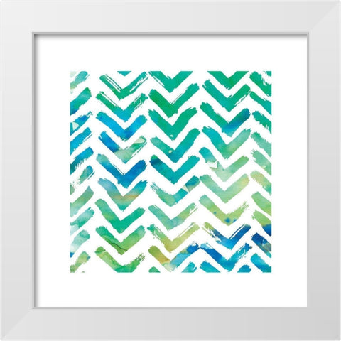 Amalfi Breeze I White Modern Wood Framed Art Print by Robinson, Carol