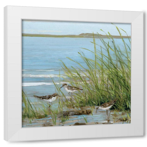 Afternoon On The White Modern Wood Framed Art Print by Swatland, Sally