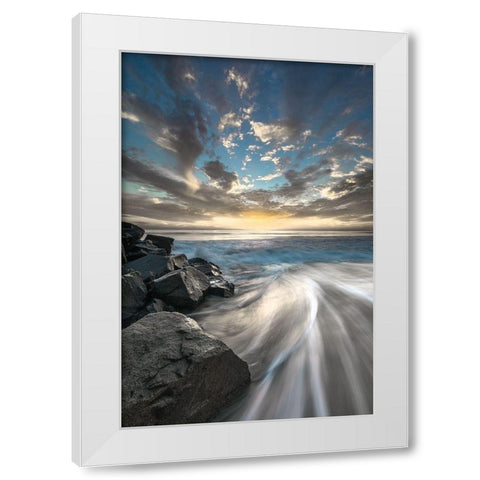 The Magic of White Modern Wood Framed Art Print by Delimont, Danita