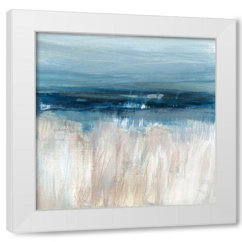 On The Severn II White Modern Wood Framed Art Print by Jill, Susan