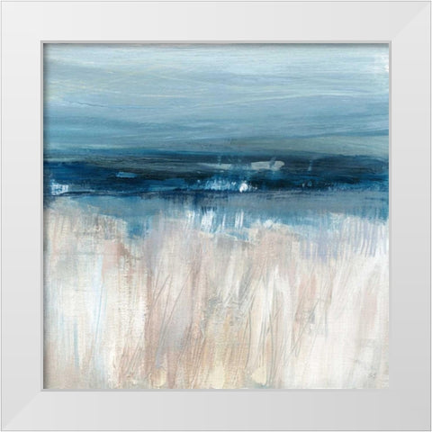On The Severn II White Modern Wood Framed Art Print by Jill, Susan