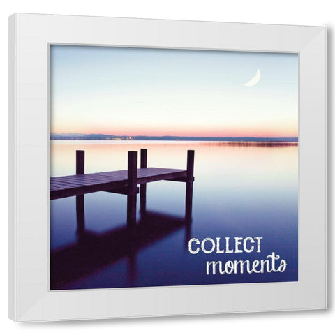 Collect Moments White Modern Wood Framed Art Print by Delimont, Danita