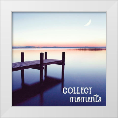 Collect Moments White Modern Wood Framed Art Print by Delimont, Danita