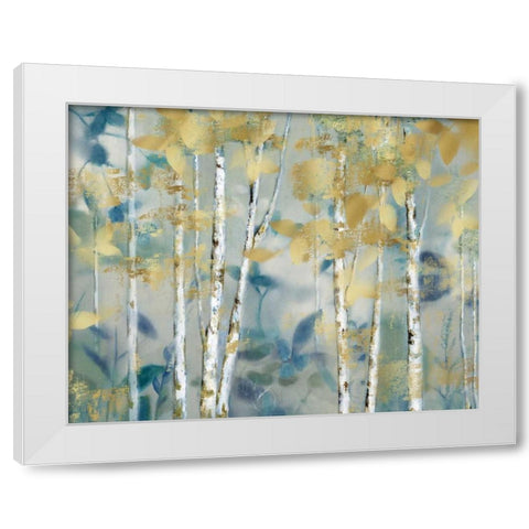 Gilded Forest I White Modern Wood Framed Art Print by Nan