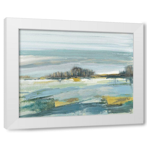 Lewbeach Vista White Modern Wood Framed Art Print by Jill, Susan