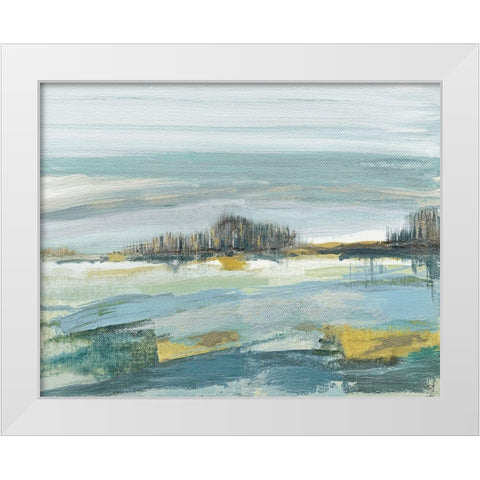 Lewbeach Vista White Modern Wood Framed Art Print by Jill, Susan
