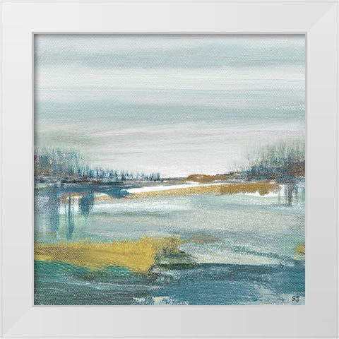 Lewbeach I White Modern Wood Framed Art Print by Jill, Susan