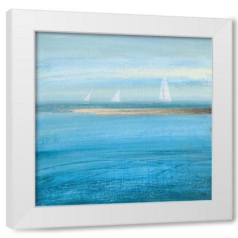 Waiting On The Wind I White Modern Wood Framed Art Print by Jill, Susan