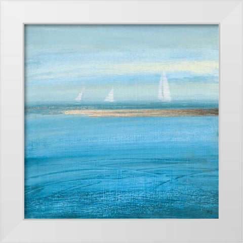 Waiting On The Wind I White Modern Wood Framed Art Print by Jill, Susan