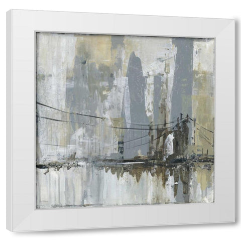 Midtown Bridge II White Modern Wood Framed Art Print by Robinson, Carol