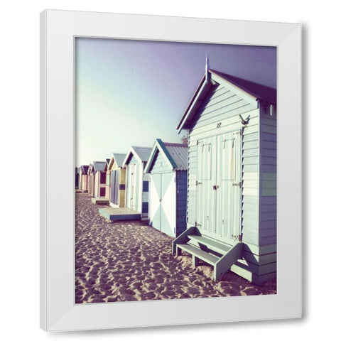 Lee- Beach White Modern Wood Framed Art Print by Delimont, Danita