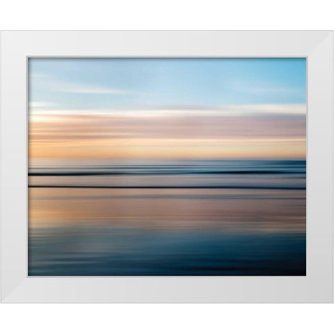 La Jolla Waves White Modern Wood Framed Art Print by Delimont, Danita