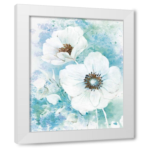 Simple and Pretty White Modern Wood Framed Art Print by Knutsen, Conrad