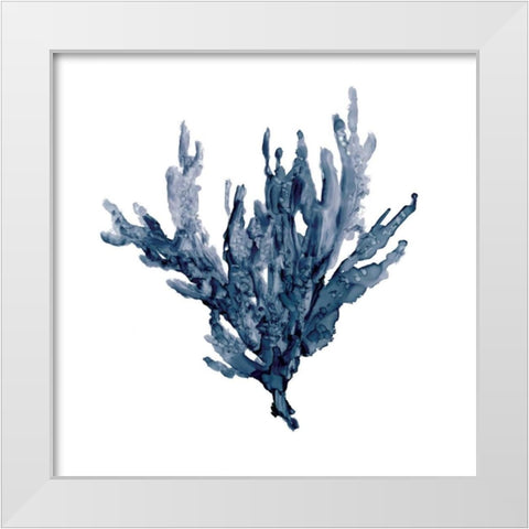 Sea Coral I White Modern Wood Framed Art Print by Robinson, Carol