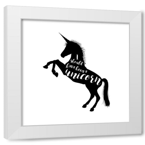 Should Have Been A White Modern Wood Framed Art Print by Murray, Amanda