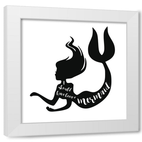 Should Have Been A White Modern Wood Framed Art Print by Murray, Amanda