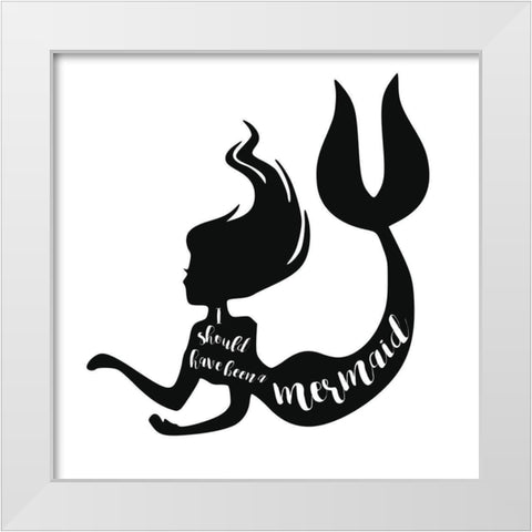 Should Have Been A White Modern Wood Framed Art Print by Murray, Amanda