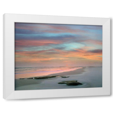 Sunset at White Modern Wood Framed Art Print by Delimont, Danita