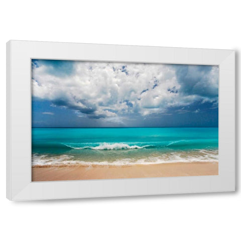 Leeward White Modern Wood Framed Art Print by Delimont, Danita