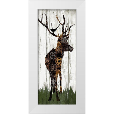 Country Boho I White Modern Wood Framed Art Print by Knutsen, Conrad