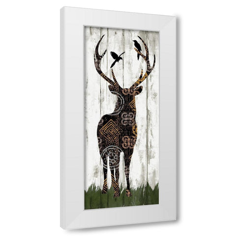 Country Boho II White Modern Wood Framed Art Print by Knutsen, Conrad