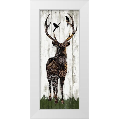 Country Boho II White Modern Wood Framed Art Print by Knutsen, Conrad