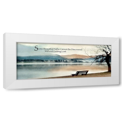 Beautiful Paths White Modern Wood Framed Art Print by Weisz, Irene