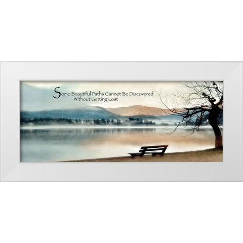Beautiful Paths White Modern Wood Framed Art Print by Weisz, Irene