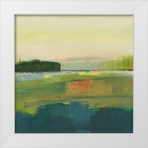 Way to Woodstock I White Modern Wood Framed Art Print by Jill, Susan