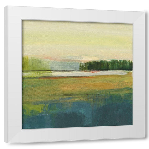 Way to Woodstock II White Modern Wood Framed Art Print by Jill, Susan
