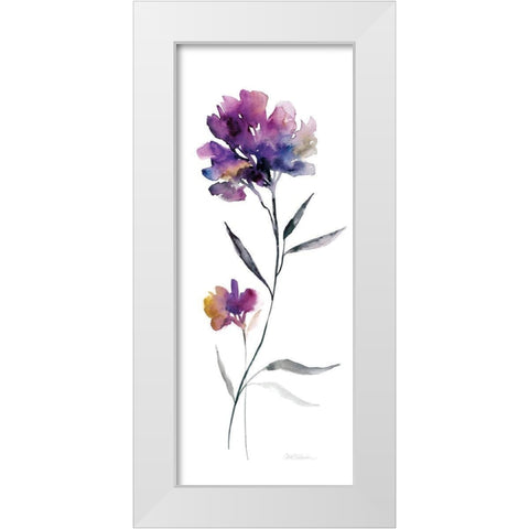 Perfect Purple III White Modern Wood Framed Art Print by Robinson, Carol