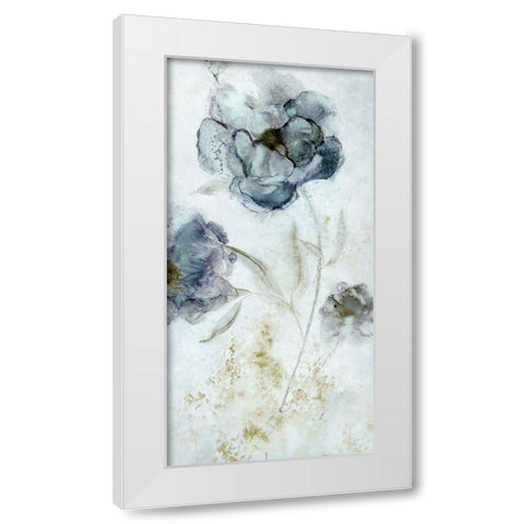 Morning Peony White Modern Wood Framed Art Print by Robinson, Carol