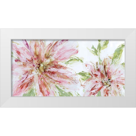 Floral Panache White Modern Wood Framed Art Print by Robinson, Carol