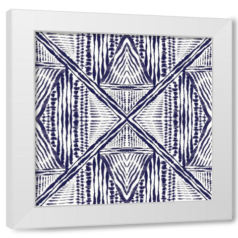 Inky Kaleidoscope II White Modern Wood Framed Art Print by Murray, Amanda
